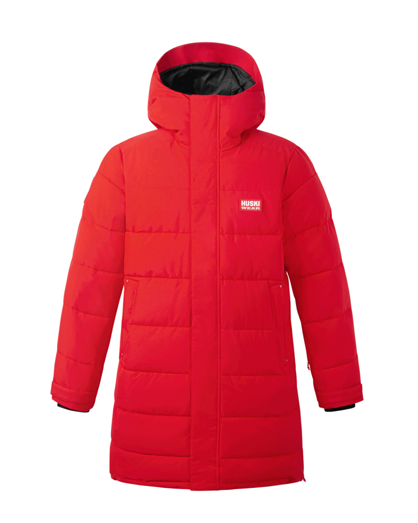 LONG PUFF PARKA Huski Red M