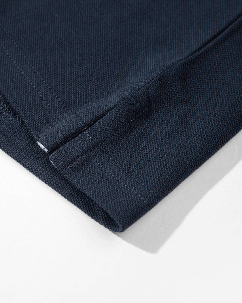 Shore Pique Polo Navy Blue XXL