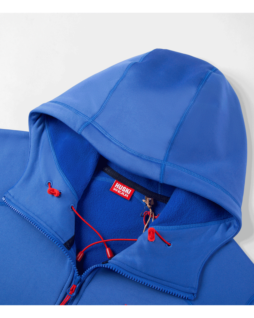 JR MID HOOD JACKET Azure Blue 146