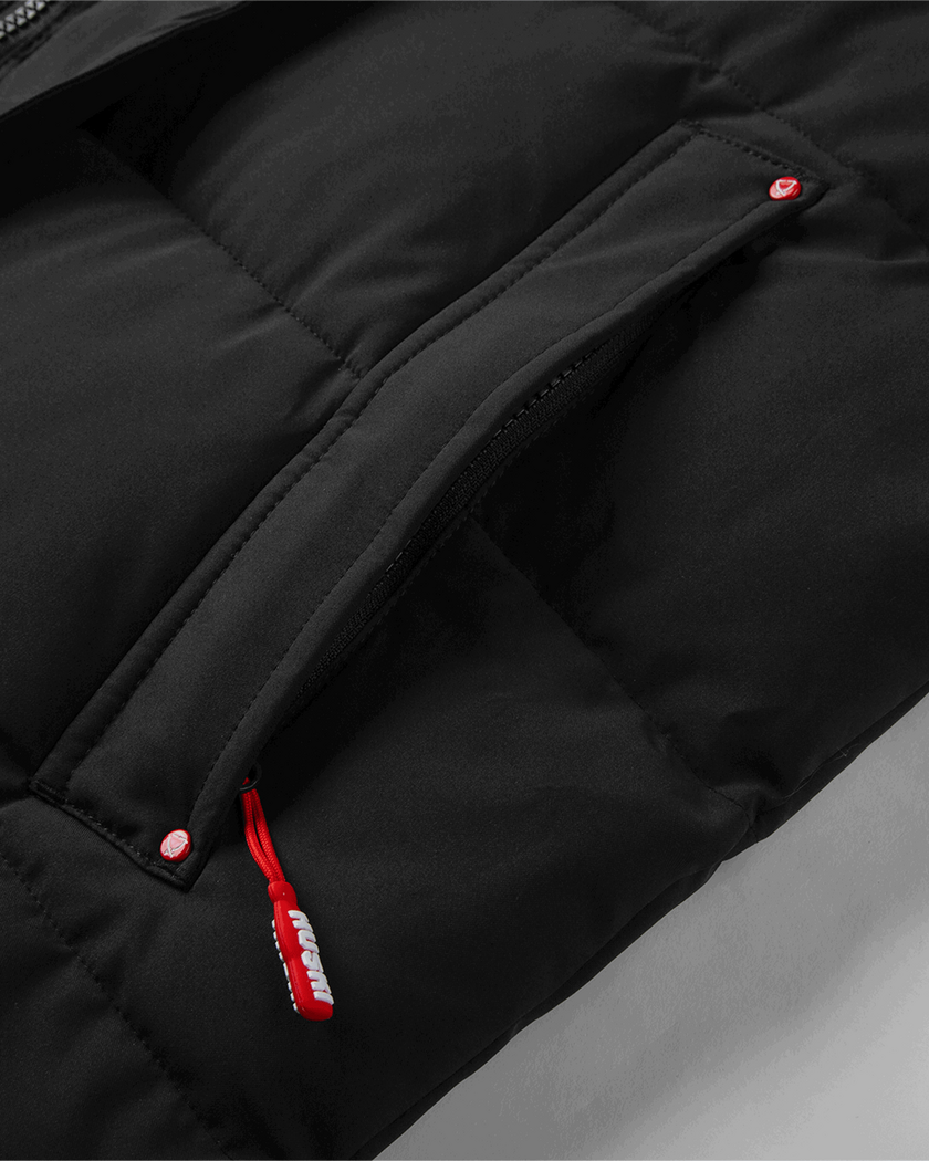 LONG PUFF PARKA Black L