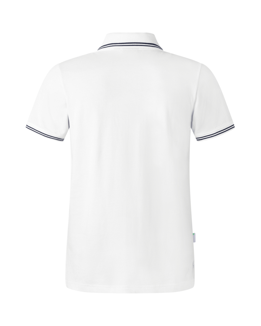 Shore Pique Polo White S