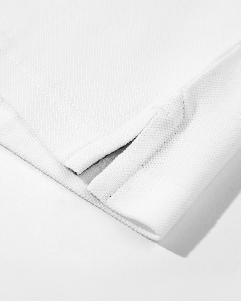 Shore Pique Polo White XXL