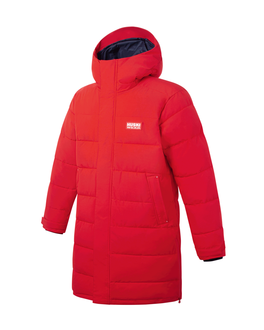 LONG PUFF PARKA Huski Red XS