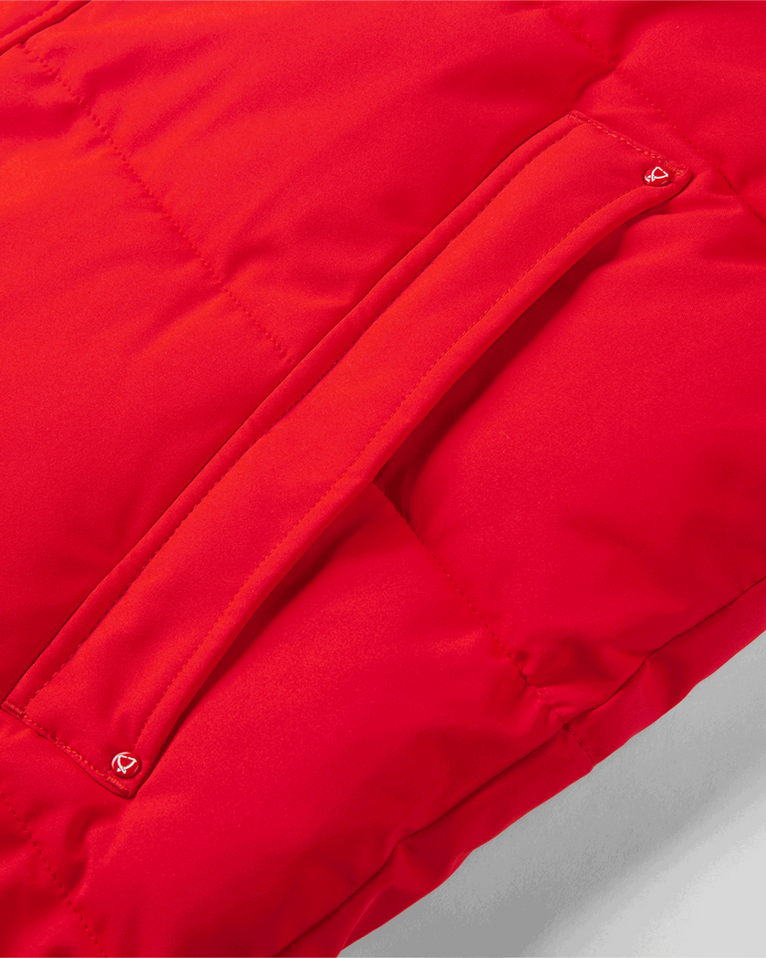 LONG PUFF PARKA Huski Red M