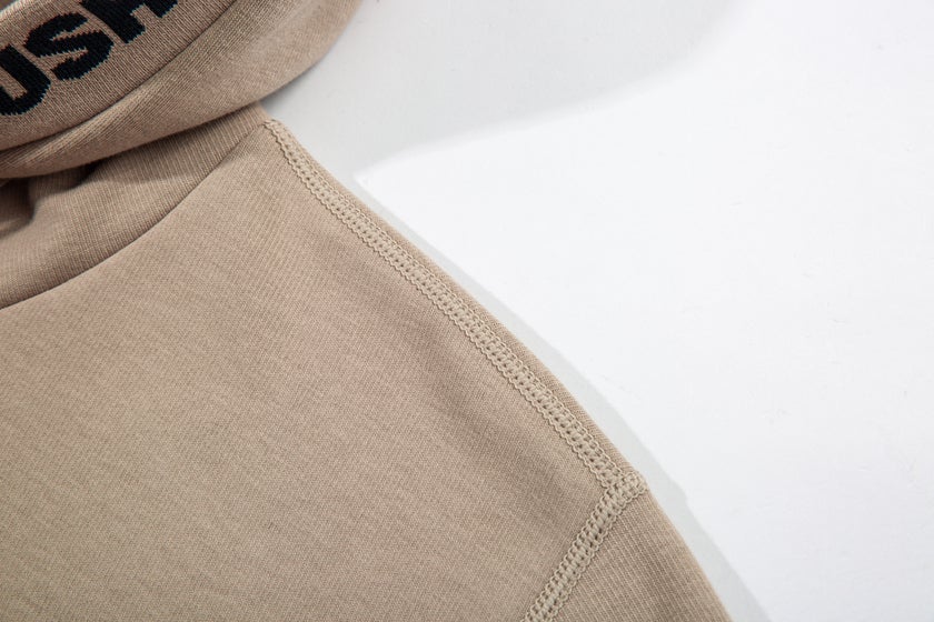 JAQUARD HOODY Khaki L