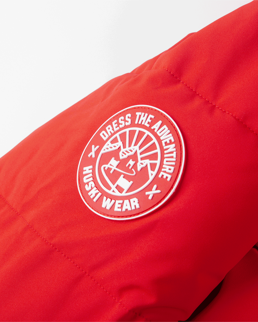 LONG PUFF PARKA Huski Red M