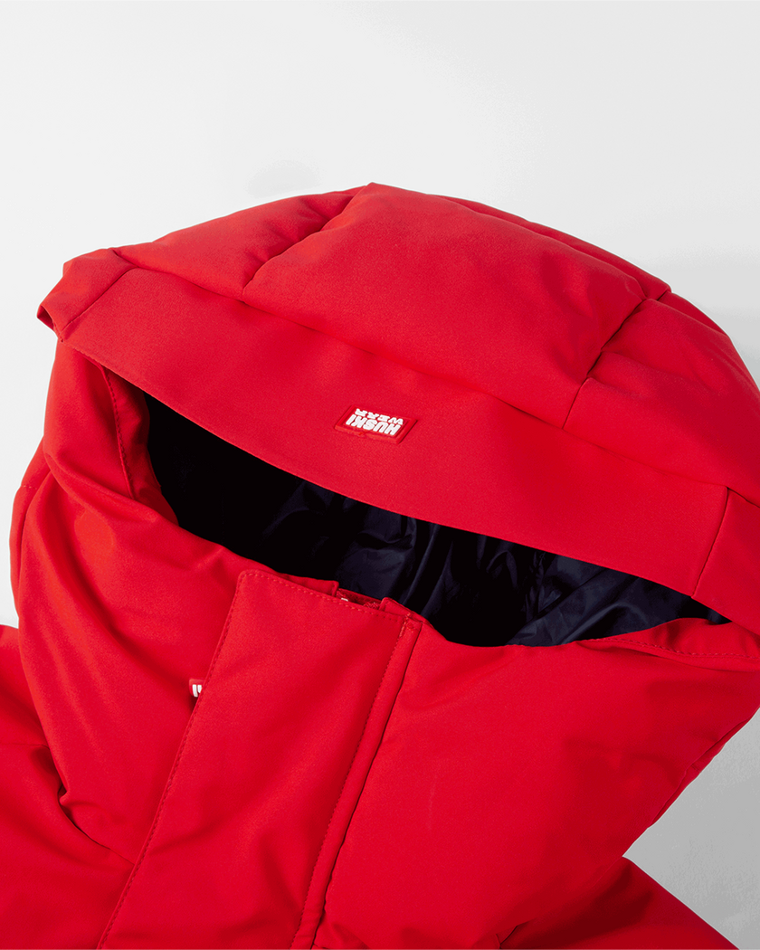 LONG PUFF PARKA Huski Red XS