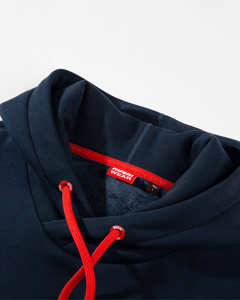 W LOGO HOODY 2 Navy Blue XS