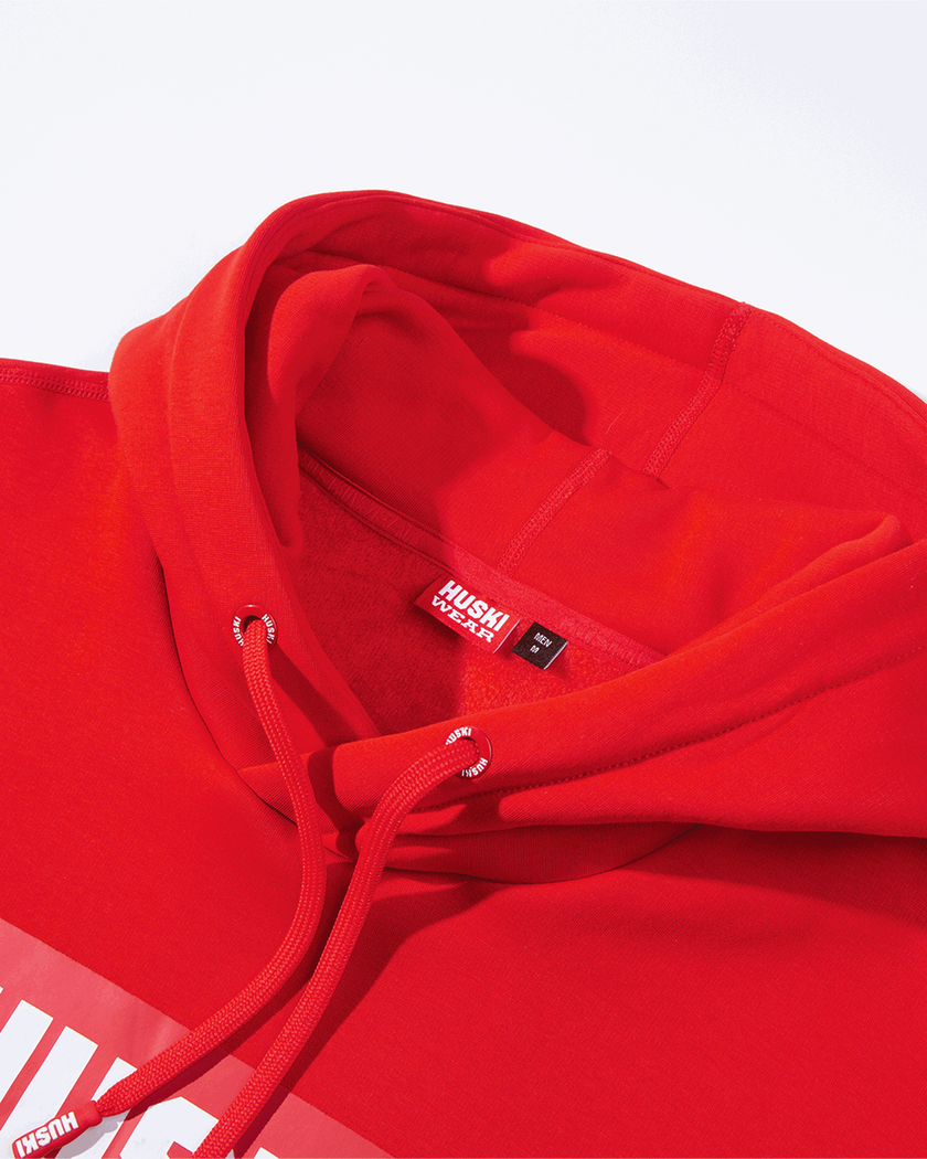 Logo Hoody  Huski Red XXL