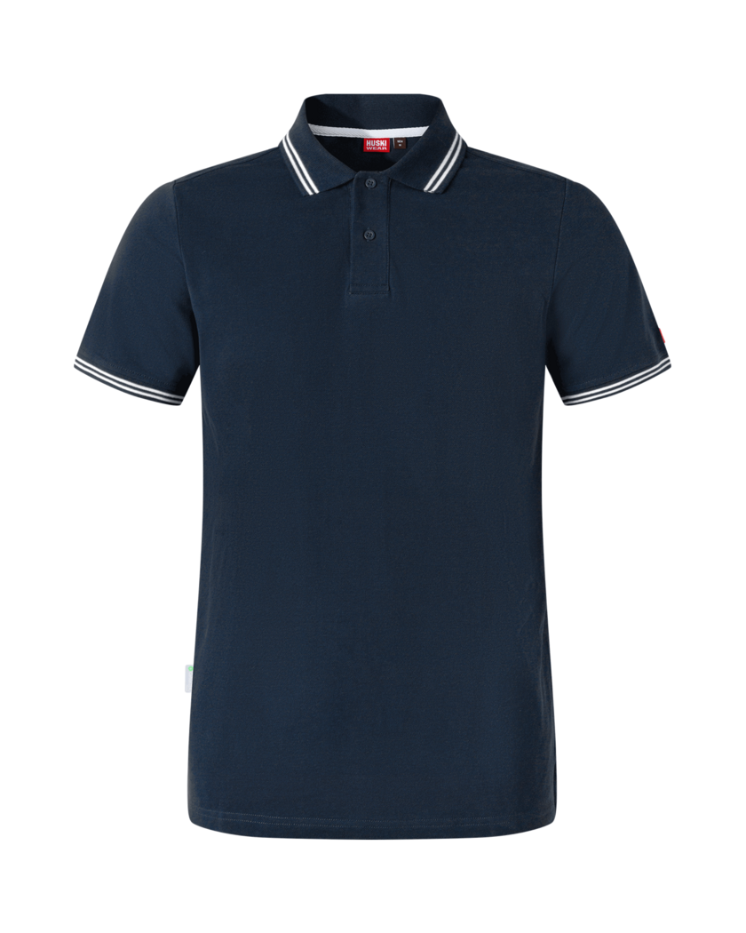 Shore Pique Polo Navy Blue S