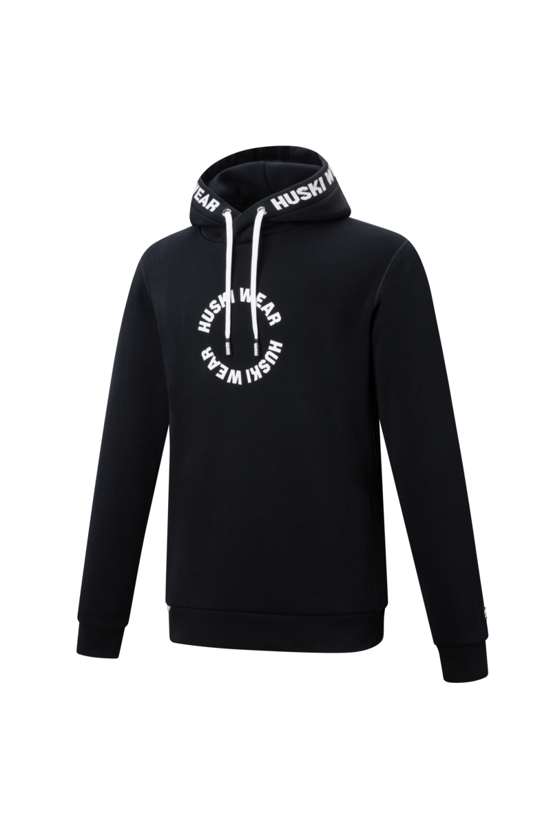 JAQUARD HOODY Black M