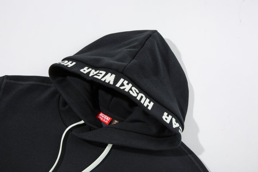 JAQUARD HOODY Black S