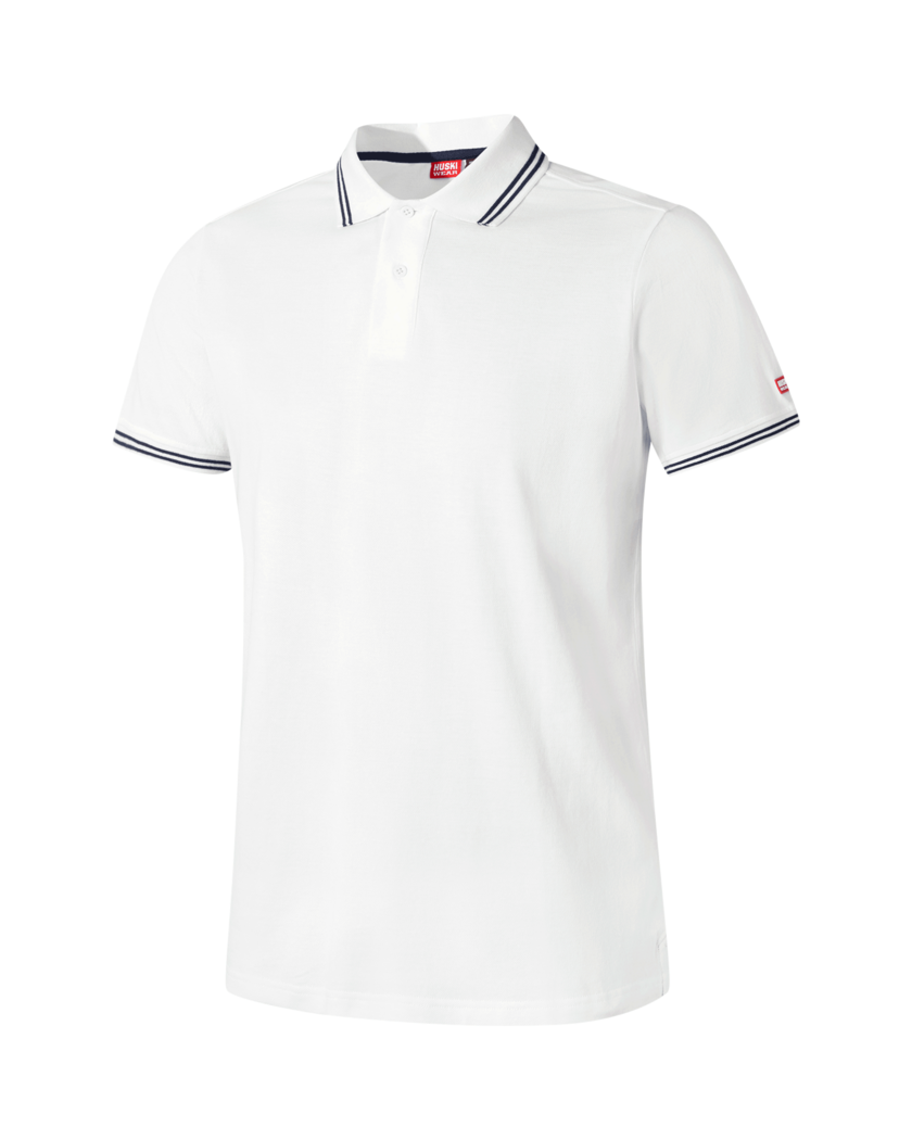 Shore Pique Polo White XL